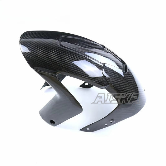 AISKA 100% 3K Carbon Fiber Racing Wheel Mudguard Motorcycle Accessories Front Fender for Aprilia RSV4 Tuono V4  2021-2024