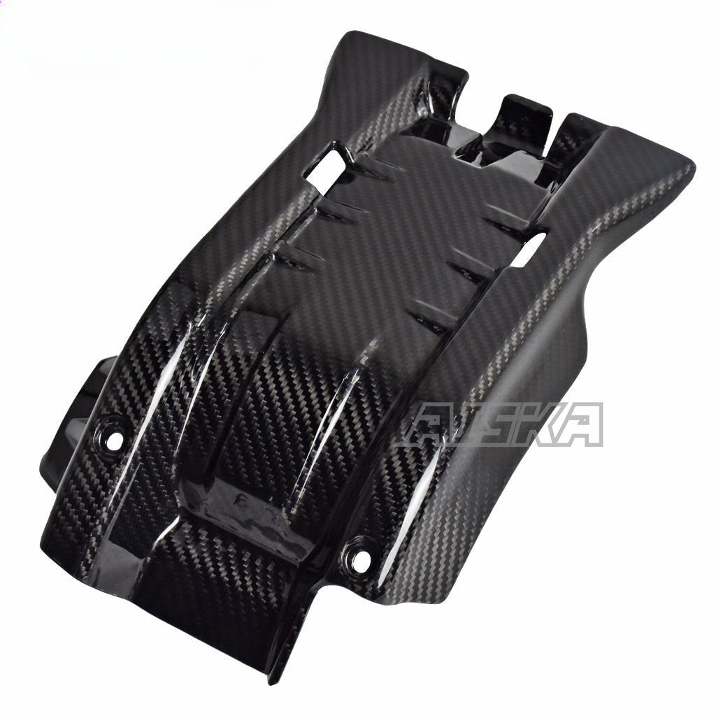 AISKA 3K Dry Carbon Fiber Parts Accessories Motorcycle Under Tray Body Fairing Kit Lower Belly Pan for KTM 250 350 EXC 2020+