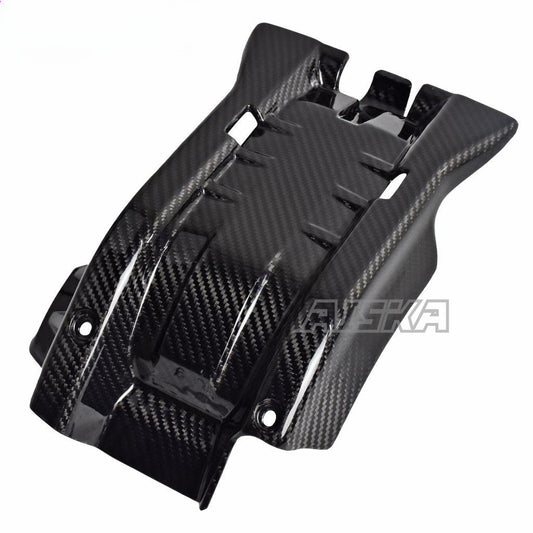 AISKA 3K Dry Carbon Fiber Parts Accessories Motorcycle Under Tray Body Fairing Kit Lower Belly Pan for KTM 250 350 EXC 2020+