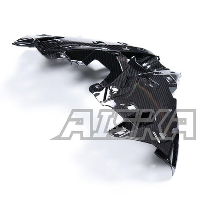 AISKA 100% 3K Full Dry Carbon Fiber Motorcycle Front Air Intake Fairing for BMW S1000RR 2025