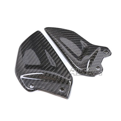 AISKA 3K Dry Carbon Fiber Motorcycle Heel Guards Rear Heel Plate Covers Protector for Honda CBR1000RR-R 2021 2022 2023 2024