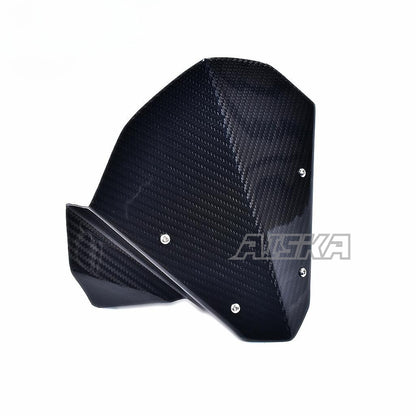 AISKA New Motorcycle 3K Dry Carbon Fiber Front  Windscreen Windshield Wind Deflector Screen for Honda CB650R 2019-2024 2022 2023