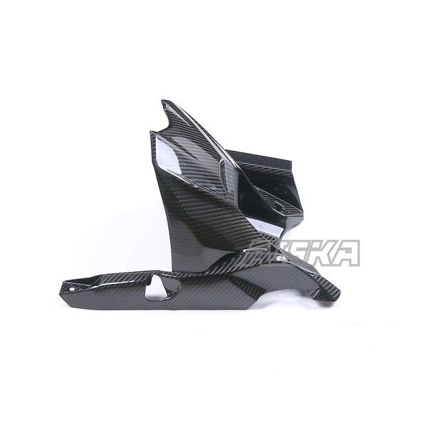 AISKA 100% 3K Dry Carbon Fiber Motorcycle Accessories Rear Fender Hugger Mudguard Fairing for Kawasaki Z800 2013-2016