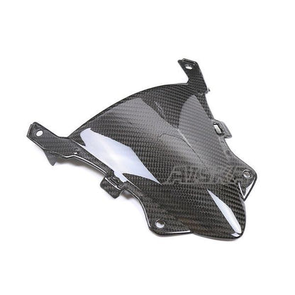 AISKA 3K Dry Carbon Fiber Motorcycle Racing Front Screen Windshield Fairing Windshield for Kawasaki Ninja ZX-4R ZX-4RR 2020+