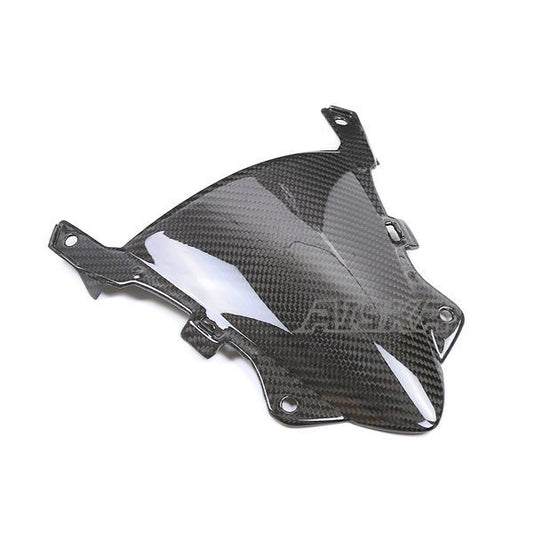AISKA 3K Dry Carbon Fiber Motorcycle Racing Front Screen Windshield Fairing Windshield for Kawasaki Ninja ZX-4R ZX-4RR 2020+