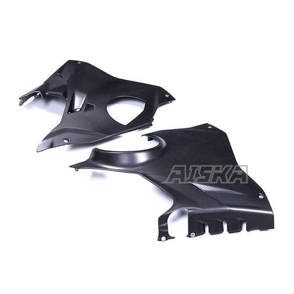 AISKA New Arrival 100% 3K Full Dry Carbon Fiber Motorcycle Front Large Side Panel Fairings for Ducati Panigale V4 V4S 2025