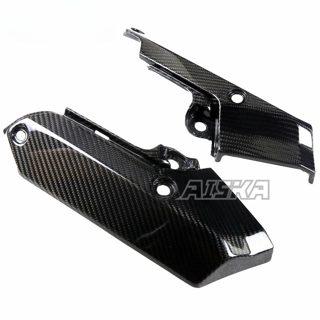 AISKA 3K Full Dry Carbon Fiber Motorcycle Accessories Chain Bottom Side Panel Covers for Honda XADV 750 2017 2018 2019