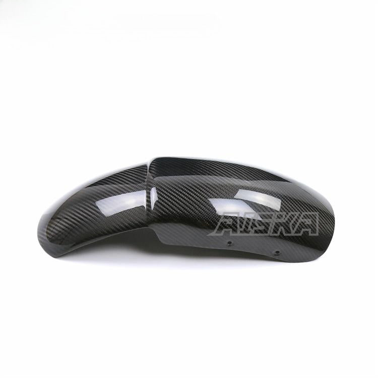 AISKA Twill Weave Glossy 100% 3K Carbon Fiber Front Mudguard for Harley Davidson VRSCF V-Rod Muscle