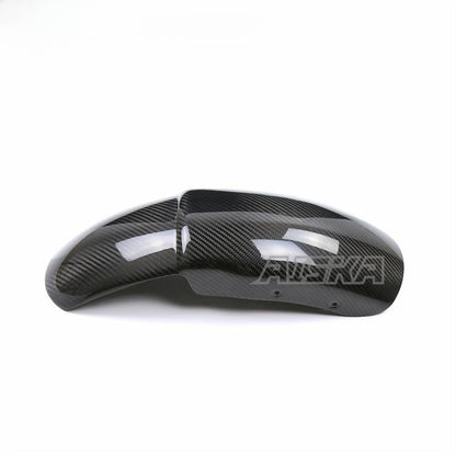 AISKA Twill Weave Glossy 100% 3K Carbon Fiber Front Mudguard for Harley Davidson VRSCF V-Rod Muscle