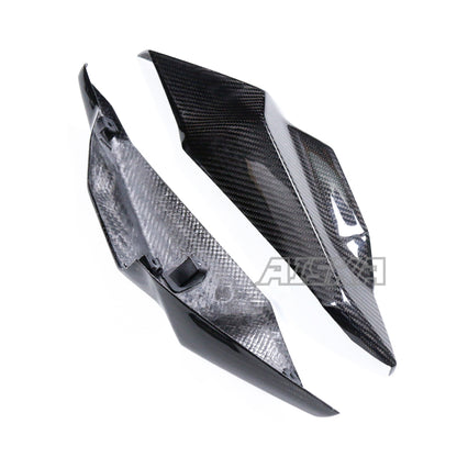 AISKA 100% 3K Dry Carbon Fiber Motorcycle Rear Seat Side Panel for Yamaha MT09 FZ09 2024-2025
