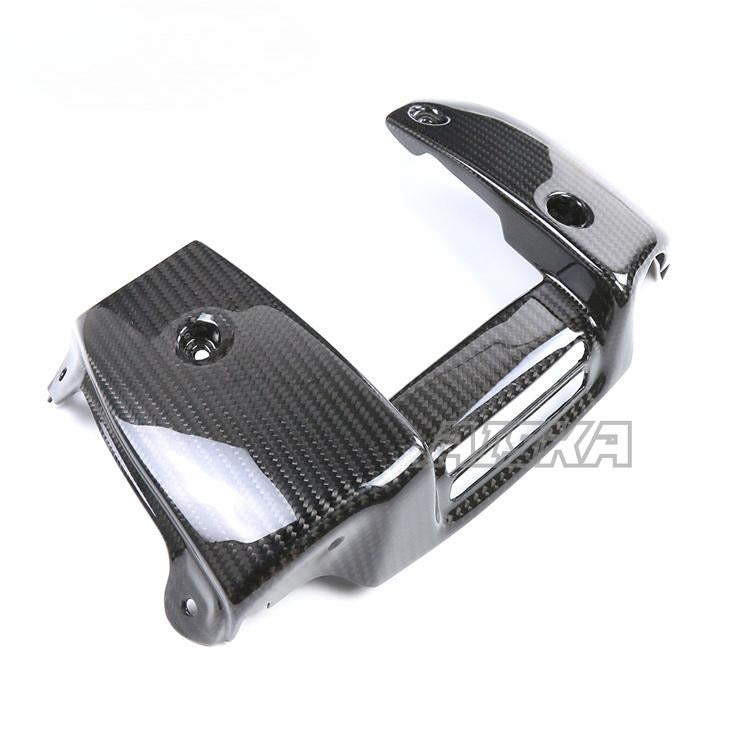 AISKA 3K Pure Carbon Fiber Motorcycle Accessories Front Radiator Lower Spoiler Side Panel for Harley Davidson Sportster S 1250