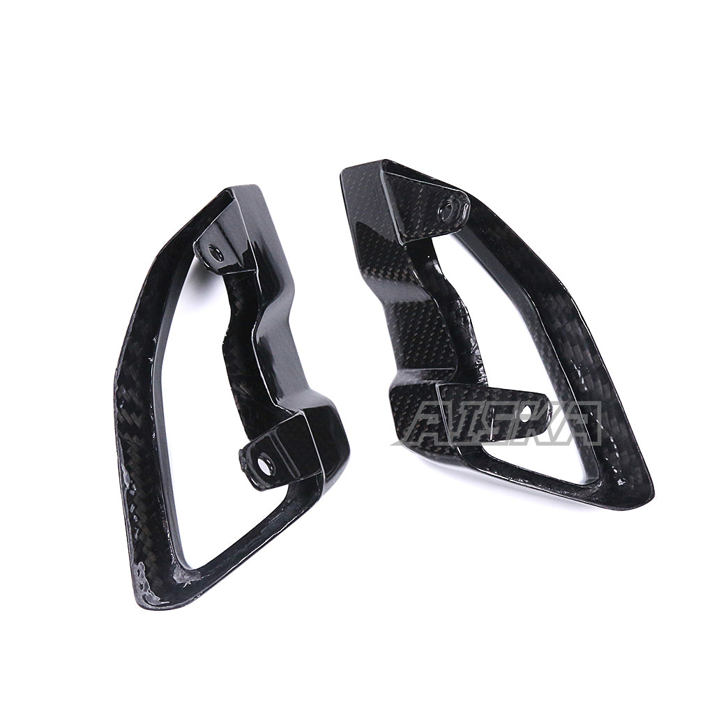 AISKA Dry Carbon Fiber Motorcycle Front Air Intakes Cover for Yamaha MT10 FZ10 2016-2021 2018 2019