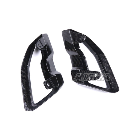 AISKA Dry Carbon Fiber Motorcycle Front Air Intakes Cover for Yamaha MT10 FZ10 2016-2021 2018 2019