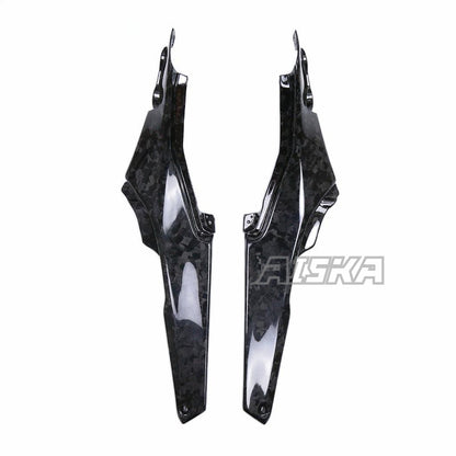 AISKA R7 Carbon Fiber Tank Side Panels Motorcycle Carbon Tank Side Seat Side Panel Cover Fairings for Yamaha R7 2022 2023 2024