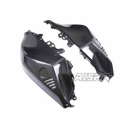 AISKA R7 Carbon Fiber Tank Side Cover Motorcycle Carbon Fibre Fuel Tank Cover Side Fairing for Yamaha R7 2022 2023 2024