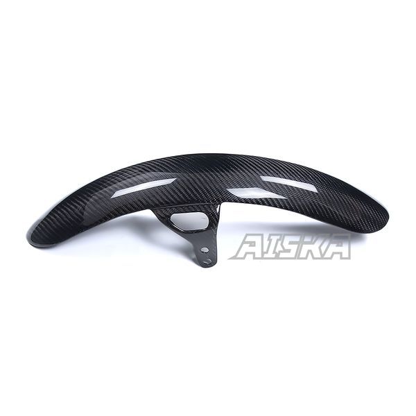 AISKA 3K Carbon Fiber Front Fender for Harley Davidson Dyna Street Bob Low Rider FXDC FXDLS 2007-2023