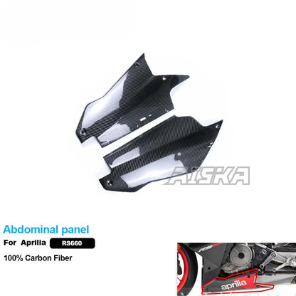 AISKA 2021-2024 Full Carbon Fiber Motorcycle Body Kit Modified Accessories Belly Pan Fairings for Aprilia RS660 2021+