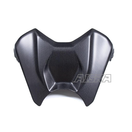 AISKA 100% 3K Full Dry Carbon Fiber Motorcycle Front Fuel Tank Cover for Ducati Panigale V4 V4S 2025
