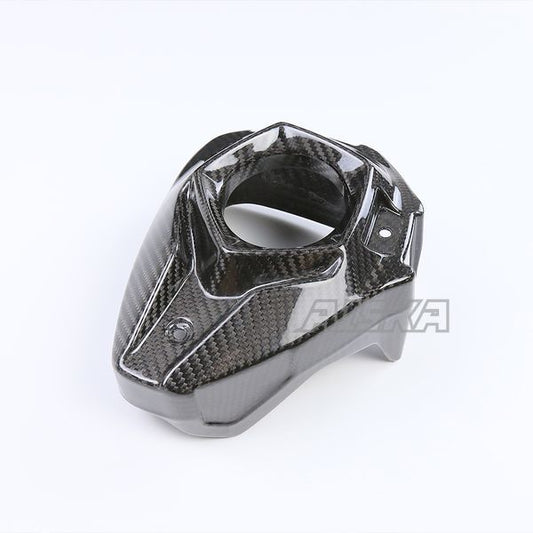 AISKA Dry Carbon Fiber Motorcycle Exhaust Pipe Cover Heat Shield Guard Trim Fairing Kits for Kawasaki Z H2 2021 2022 2023 2024