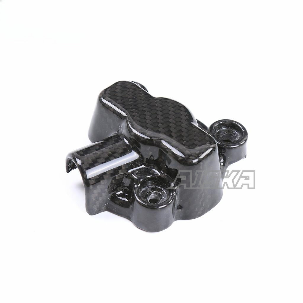 AISKA 100% Dry Carbon Fiber R3 Engine Protective Cover Twill Weave 1 PIECE Motorcycle Engine Cover for Yamaha R3 2022 2023 2024