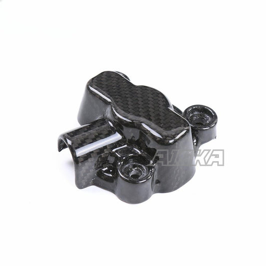 AISKA 100% Dry Carbon Fiber R3 Engine Protective Cover Twill Weave 1 PIECE Motorcycle Engine Cover for Yamaha R3 2022 2023 2024