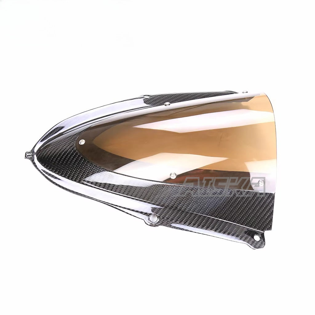 AISKA Twill Weave 3K 3*3 Carbon Fiber Motorcycle Accessories Windshield Panel for Aprilia RSV4 Tuono V4 Factory 2021+