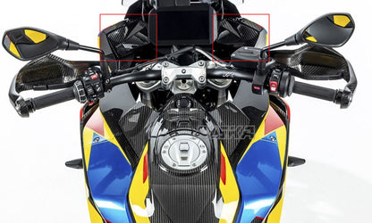 AISKA Wholesale 100% Dry Carbon Fiber Motorcycle Fairings Front Fairing Inner Piece Panels for BMW S1000XR 2020-2024