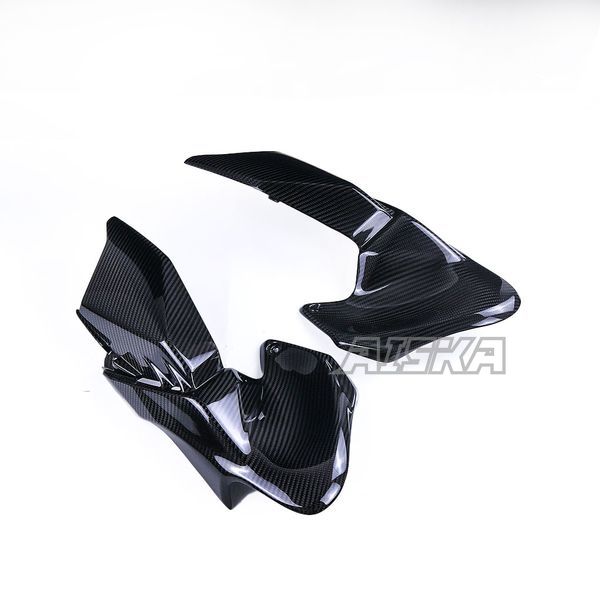 AISKA 3K Dry Carbon Fiber Motorcycle Accessories Fuel Tank Side Panels Cover Fairing Cowl for Kawasaki Z900 2020-2024 2023