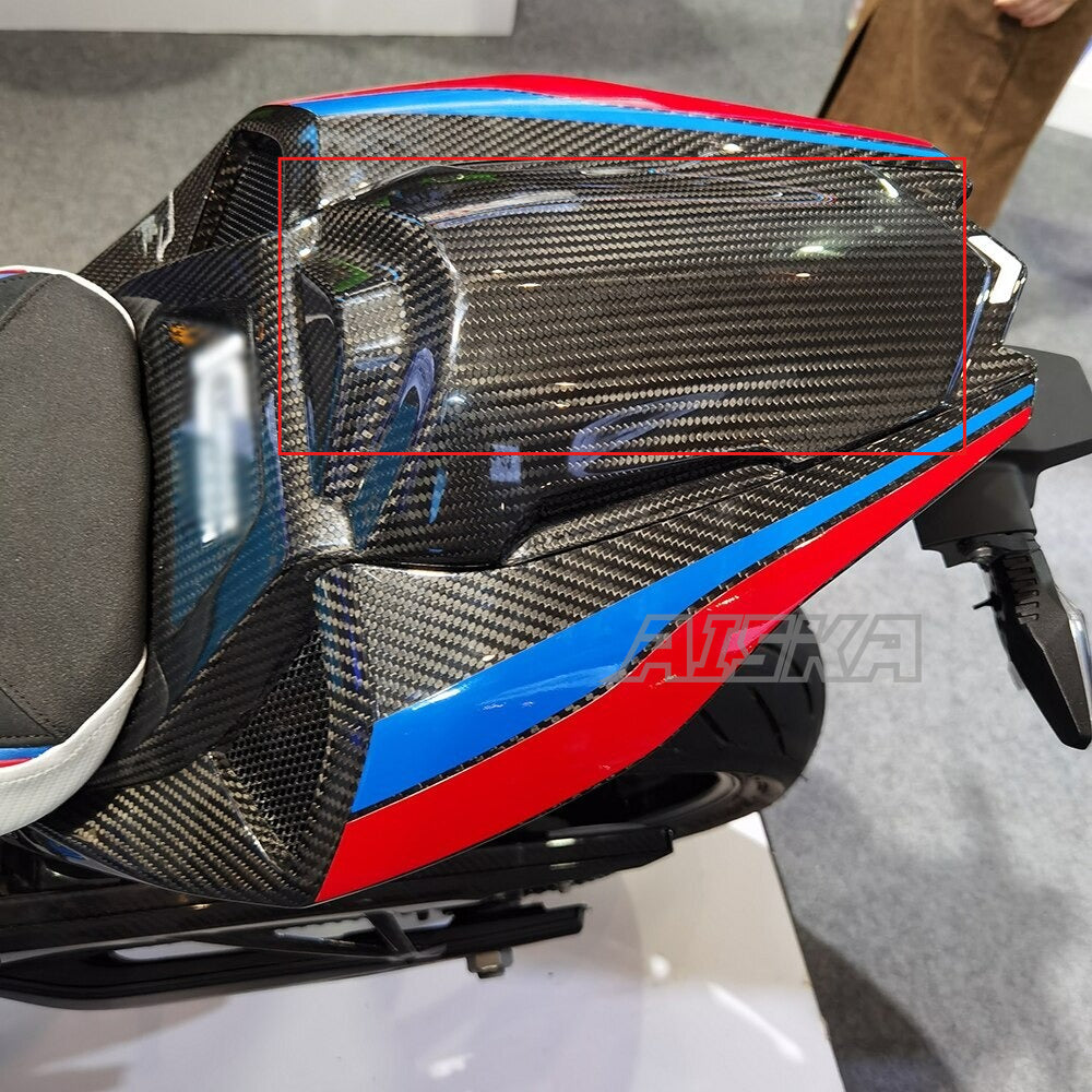 AISKA 100% 3K Carbon Fiber Motorcycle Accessories Rear Passenger Seat Cover Cowl for BMW S1000RR 2019-2022