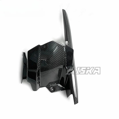 AISKA 100% 3K Dry Carbon Fiber Motorcycle Accessories Rear Fender Hugger Mudguard Fairing for Kawasaki Z900 2017 2018 2019