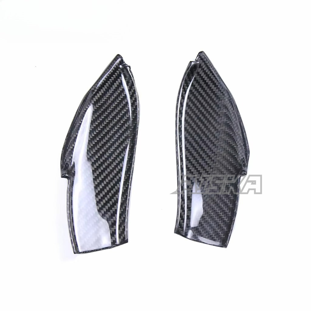 AISKA Twill Weave 3K 3*3 Carbon Fiber Motorcycle Accessories Side Panel Intake Cover for Aprilia RSV4  2021+