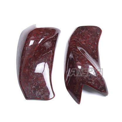 AISKA 3K Dry Carbon Fiber Motorcycle Accessories Upper Fuel Tank Side Panel Cover Fairing for Kawasaki Z1000 2014-2019 2015 2018