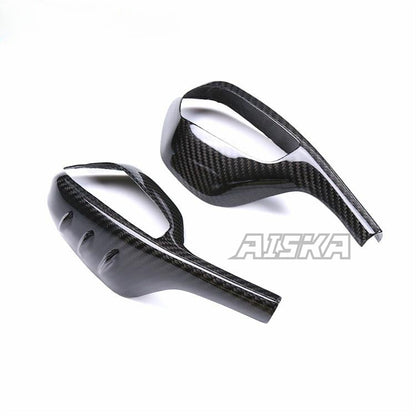AISKA 3K 3*3 Twill Weave Motorcycle Carbon Fiber Rear View Mirror Covers for BMW S1000RR 2019-2022