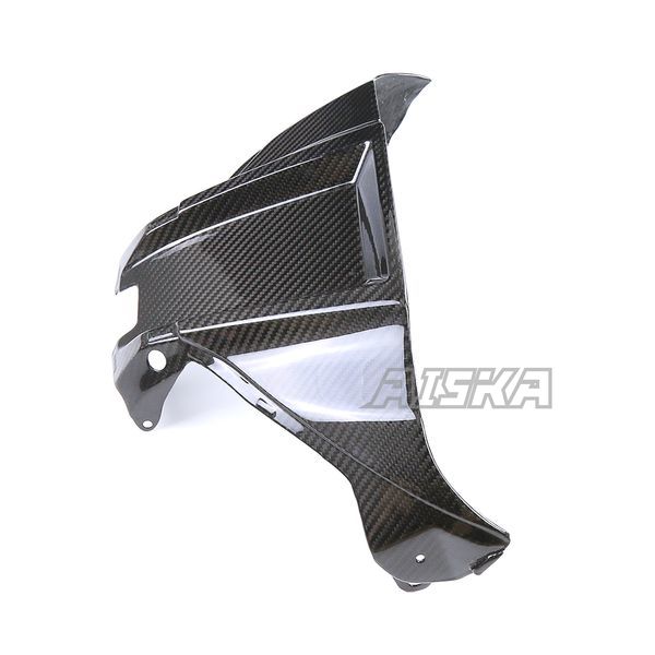 AISKA 3K Dry Carbon Fiber Motorcycle Upper Fuel Tank Airbox Cover Fairing for Kawasaki Ninja ZX10R ZX-10R 2021 2022 2023 2024