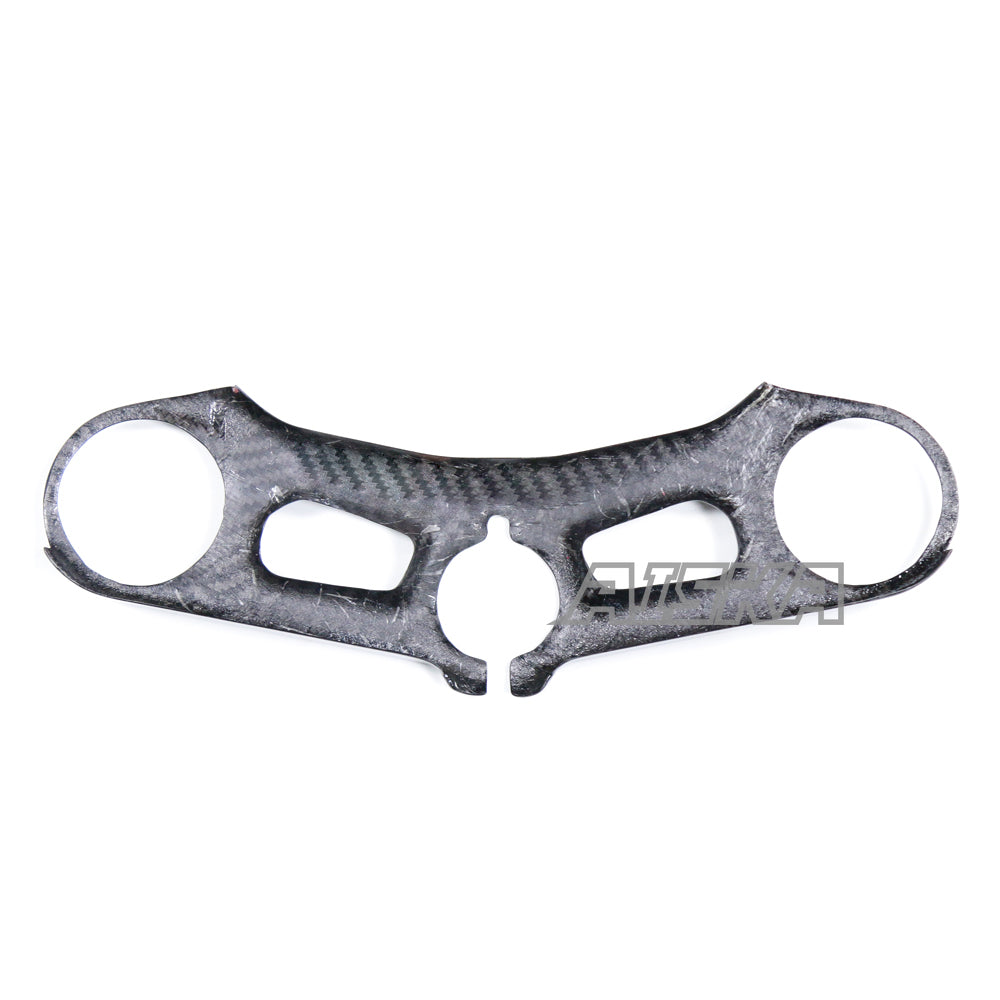 AISKA 100% 3K Twill Glossy Dry Carbon Fiber Upper Triple Clamp Cover for Ducati Panigale V4 V4S V4R 2018-2021
