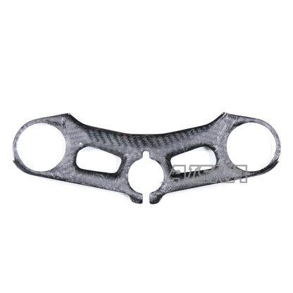 AISKA 100% 3K Twill Glossy Dry Carbon Fiber Upper Triple Clamp Cover for Ducati Panigale V4 V4S V4R 2018-2021