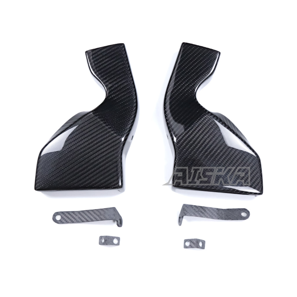 AISKA 100% 3K Full Dry Carbon Fiber Motorcycle Brake Disk Caliper Cooler Air Duct for Suzuki GSX1300R Hayabusa Gen3 2021-2025