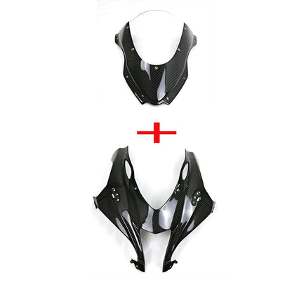 Motorcycle Accessories Carbon Fiber Front Fairing Windshield Parts Kits for Kawasaki ZX10R ZX10RR ZX10SE 2016 - 2020