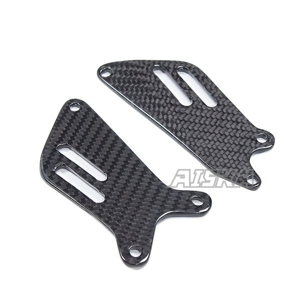 AISKA 3K Dry Carbon Fiber Motorcycle Accessories Rearset Heel Guard Plate Cover for Suzuki Hayabusa Gen3 GSX1300R 2021-2025