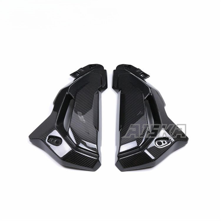 AISKA Wholesale 100% Carbon Fiber Fairing Motorcycle Radiator Side Panels Water Tank Guard for BMW S1000XR 2020-2024