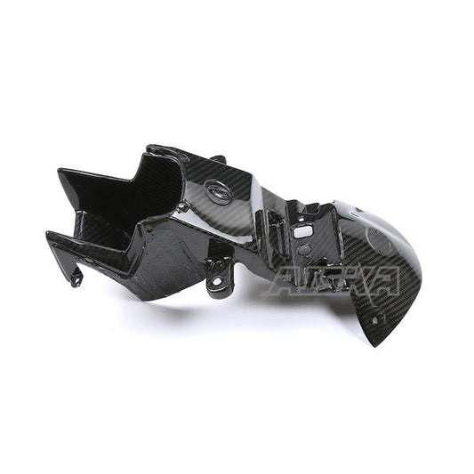 AISKA 3K Dry Carbon Fiber Motorcycle Front Headlight Air Intake Duct Cover for Kawasaki Ninja ZX10R ZX-10R 2021 2022 2023 2024