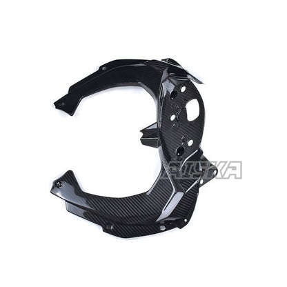 AISKA 3K Dry Carbon Fiber Motorcycle Dashboard Dash Panel Cover Fairing for Kawasaki Ninja ZX-25R 2020-2024