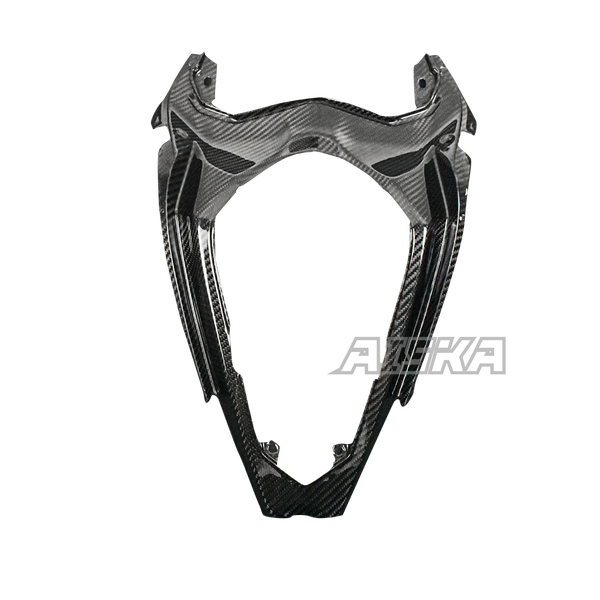 AISKA 100% 3K Dry Carbon Fiber Motorcycle Accessories Rear Seat Tail Cover Panel Fairing for Kawasaki Ninja 400 2018-2024