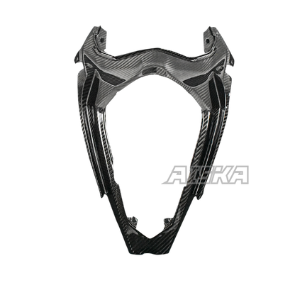 AISKA 100% 3K Dry Carbon Fiber Motorcycle Accessories Rear Seat Tail Cover Panel Fairing for Kawasaki Ninja 400 2018-2024