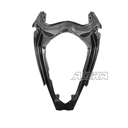 AISKA 100% 3K Dry Carbon Fiber Motorcycle Accessories Rear Seat Tail Cover Panel Fairing for Kawasaki Ninja 400 2018-2024