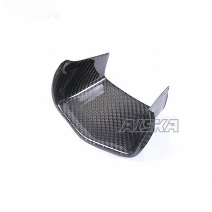 AISKA 3K Dry Carbon Fiber Motorcycle Front Air Intake Cover Fairing for Yamaha YZF R1 R1M 2015-2019