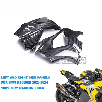 AISKA Carbon Fiber M1000RR 2025 New Arrival Motorcycle Left Right Side Panel Fairings for BMW M1000RR Racing 2023 2024