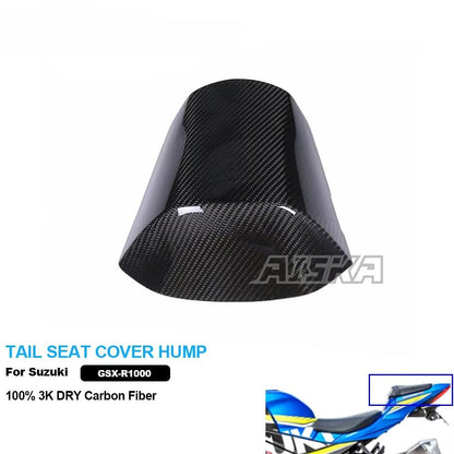AISKA Motorcycle Accessories 100% Carbon Fiber Tail Rear Light Fairing Cover Parts Kits for Suzuki GSXR 1000 2017-2025
