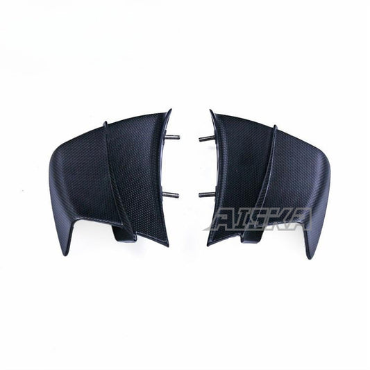 AISKA 100% Dry Carbon Fiber Motorcycle Accessories Fixed Wind Wing Fairing for  Ducati Panigale Streetfight V4 V4S V4R 2018-2024