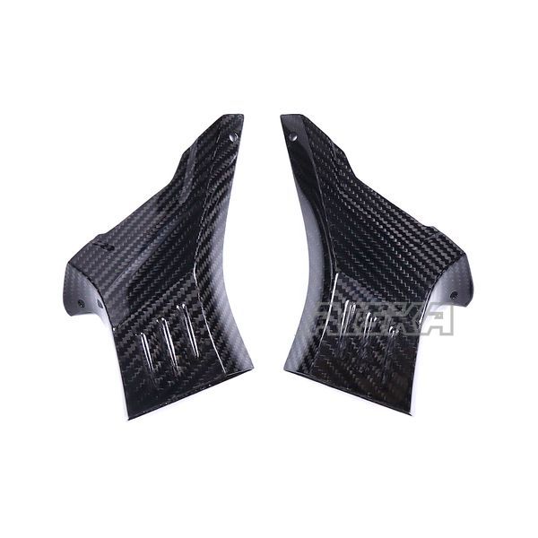 AISKA Universal Carbon Fiber Fairings Parts Motorcycle Brake Disk Cooler Air Duct for S1000RR Hayabusa Gen3 NInja H2 CBR650R